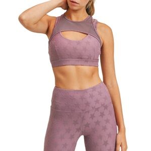 Mono B Mauve Star Shapewear Set